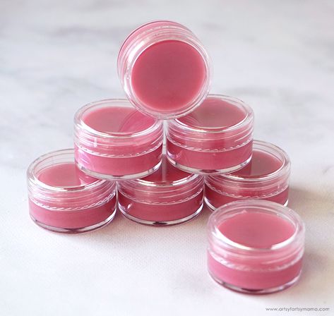 Pink Lemonade Lip Balm | artsy-fartsy mama Lip Balm Design, Cute Lip Balm, Cosmetic Business, Lips Balm, Diy Lip Balm Recipes, Pink Lip Balm, Handmade Lip Balm, Homemade Body Butter, Lip Gloss Homemade