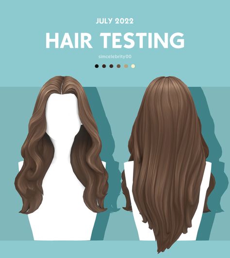 Hair Testing July 2022 | simcelebrity00 sur Patreon Los Sims 4 Mods, The Sims 4 Cabelos, Sims 4 Patreon, Sims Packs, The Sims 4 Pc, Pelo Sims, The Sims 4 Packs, Sims 4 Cc Makeup, Sims 4 Game Mods