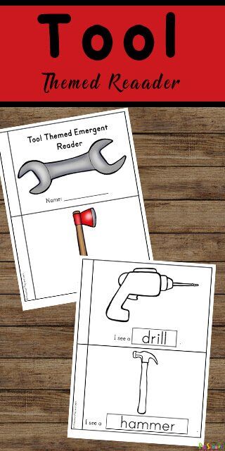 Preschool Construction Theme, Building Preschool, Tool Names, Construction Activities Preschool, Emergent Readers Free, Reading Homeschool, Construction Theme Preschool, Preschool Construction, Construction Unit