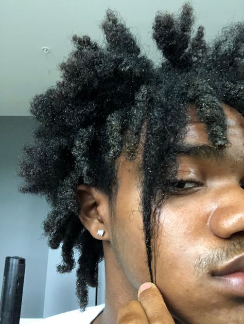 Hair Designs Men, Black Representation, Afro Hairstyles Men, Black Hair Cuts, Hair Goal, Long Length Hair, Y2k Hair, Pelo Afro, Black Men Hairstyles