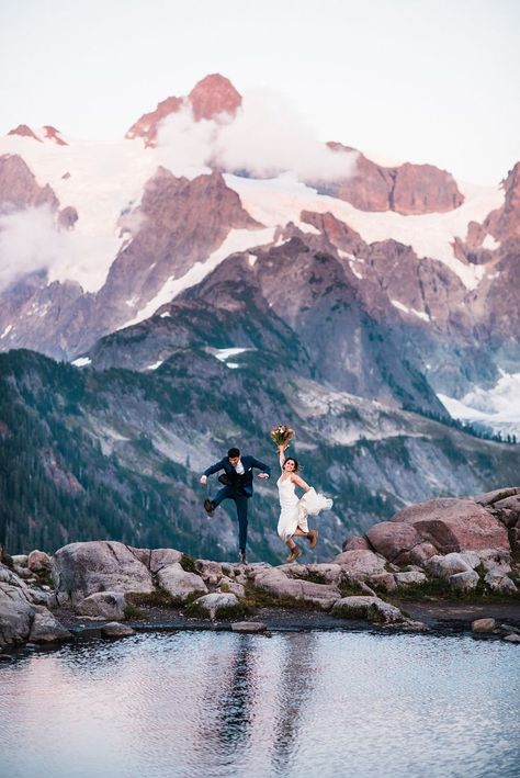 Washington Mountains, Mount Baker, Cascade National Park, Foxes Photography, North Cascades National Park, National Park Wedding, North Cascades, Mountain Elopement, Elopement Ideas