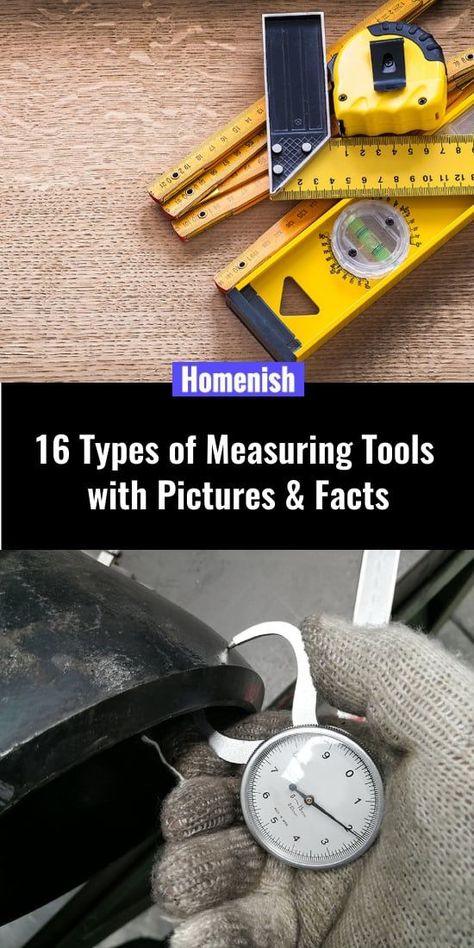 Measuring tools have been used for centuries, as they are important for understanding distances and enabling us to construct buildings, among other things. There are now many different types of measuring tools used, which can measure anything from angles to temperature to time. Angle Measuring Tool, Construction Tools, Measuring Tools, Pressure Gauge, Measurement Tools, Technical Drawing, Woodworking Tips, Creative Crafts, Different Types