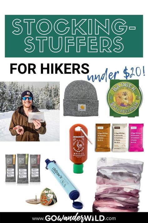 Gifts For Hikers, Hiker Girl, Hiking Snacks, Tiger Balm, Stocking Stuffers For Her, Hiker Gifts, Hiking Essentials, Hiking Gifts, Hiking Tips