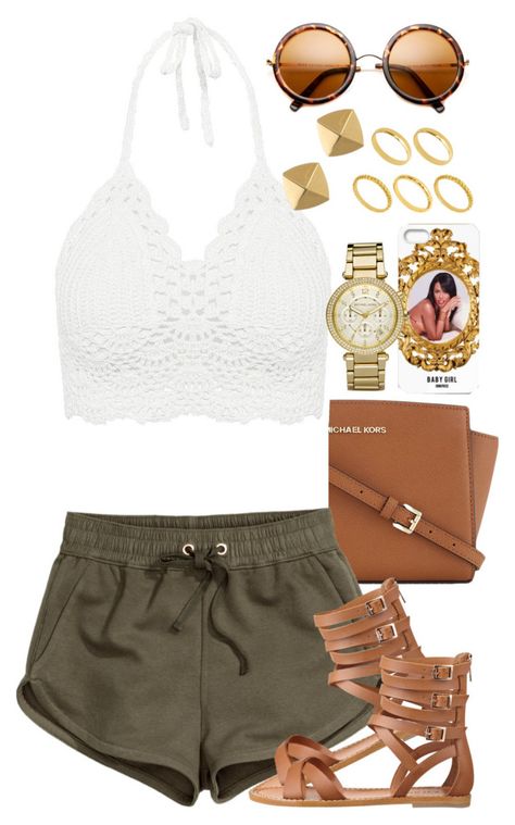 "Untitled #1380" by power-beauty ❤ liked on Polyvore featuring mode, MICHAEL Michael Kors, H&M, Nine West, Vince Camuto, ASOS en Michael Kors Mode Rockabilly, Polyvore Summer, Moda Chic, Dope Outfits, Cute Summer Outfits, Swag Outfits, Fashion Mode, Polyvore Outfits, Spring Summer Outfits