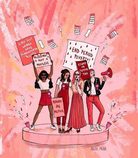 The Period Place on Instagram: “📸@hazel.mead⁠ ⁠ Protest happens at both large and small scales. Do what you can to help end period poverty. Whether it's sharing this to…” Period Poverty, Pink Tax, Protest Posters, Awareness Poster, Positive Art, Intersectional Feminism, Feminist Quotes, Power To The People, Women’s Rights