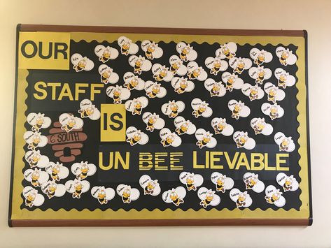 Employee Introduction Board, Cna Week Bulletin Board Ideas, Employee Kudos Board, October Staff Bulletin Board, Nurse Break Room Bulletin Board, Shared Governance Nursing Bulletin Board, Kudos Board For Work Nurse, Nurse Recognition Board, Unit Council Nursing Board