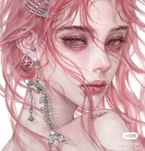 art drawing xiaohongshu xhs 小红书 chinese art chinese drawing anime kawaii #art #drawing #chinese Chinese Artist Digital Art, Chinese Empress Art, Pink Hair Boy Art, Chinese Art Aesthetic, Pink Haired Girl Art, Pink Hair Girl Art, Chinese Digital Art, Chinese Girl Drawing, Pubg Pfp