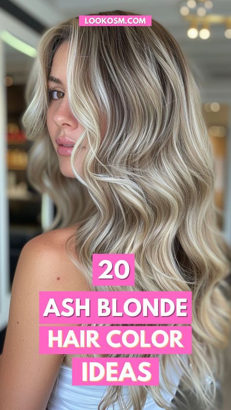 20 Trendy Ash Blonde Hair Color Ideas – Stay Fashionable Medium Length Haircut Ash Blonde, Ashy Hair Color Blonde, Ashen Hair Color, Ash Blonde Hair 2024, Lived In Blonde Hair Color Ideas, Ash Blonde For Fall, Ashy Blonde Fall Hair, 2024 Winter Blonde Hair Trends, Lived In Blonde Cool Tone