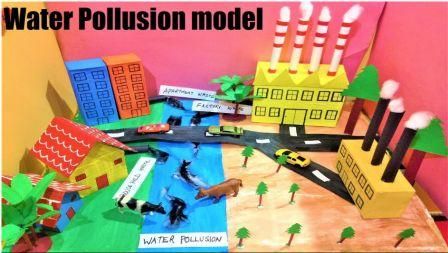 Water Pollution Project, Air Pollution Project, Pollution Project, Science Exhibition Ideas, Diy Best Out Of Waste, Science Project Models, Save Earth Drawing, Science Exhibition Projects, Science Model