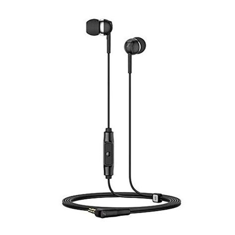 Sennheiser CX 80S In-ear Headphones with In-line One-Button Smart Remote   Black Headphone With Mic, Ear Headphones, Earbud Headphones, Sound Quality, In Ear Headphones, Elegant Design, Make It Simple, Headphones, Sound