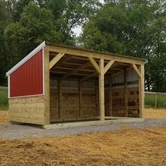 Cattle Shelter, Pasture Shelter, Small Horse Barns, Horse Shed, Livestock Barn, Goat Shed, Livestock Shelter, Goat Shelter, Horse Farm Ideas