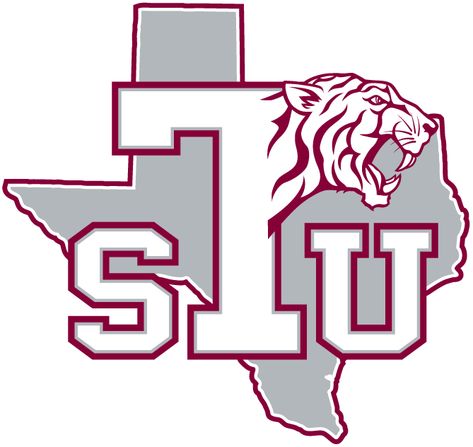 Texas Southern Tigers Football Vinyl Decal, Texas Southern University, Southern University, Tiger Logo, University Logo, College Logo, Sports Logos, Dance Teams, Ncaa Football