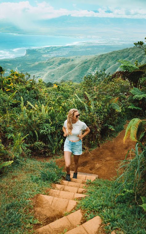 Waihe’e Ridge Trail In Maui, Hawaii Twin Falls Maui, Hikes In Maui, Hawaii Trip Planning, Maui Food, Hawaii Hikes, Maui Island, Maui Hawaii Vacation, Haleakala National Park, Trip To Maui