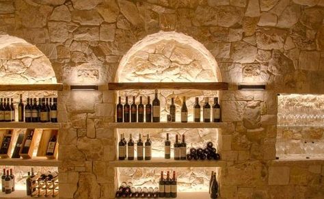 Underground Cellar, Wine Cellar Basement, Greek Wine, Winery Tasting Room, Wine Cave, Home Wine Cellars, Wine Logo, Wine Tasting Room, Wine Cellar Design