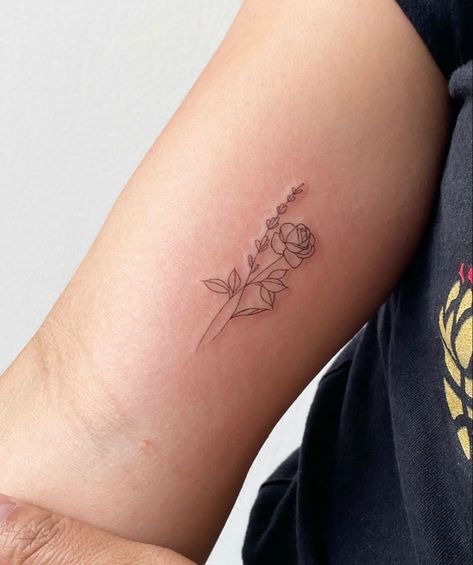 Dainty Flower Tattoos, Word Tattoo Ideas, On Tattoo, Ear Tattoo Ideas, Lavender Tattoo, Word Tattoo, Petite Tattoos, Small Hand Tattoos, Classy Tattoos