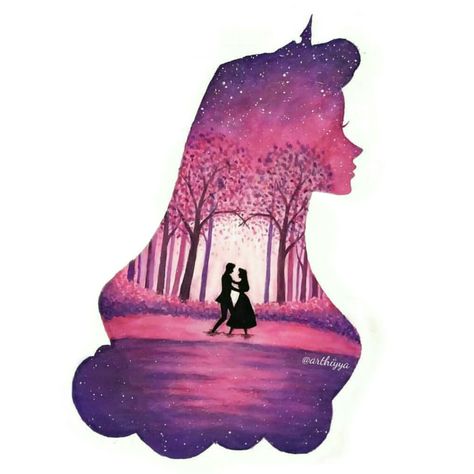 Disney Princess Paintings, Disney Silhouette Art, Princess Painting, Disney Canvas Art, Foto Disney, Image Princesse Disney, Disney Silhouette, Disney Canvas, Recolor Gallery