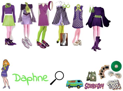 Daphne Outfit Aesthetic, Daphne Blake Outfit Ideas, Daphne Blake Inspired Outfit, Daphne Blake Aesthetic Outfit, Daphne Inspired Outfit, Daphne Outfit Ideas, Daphne Blake Costume, Daphne Blake Outfit, Daphne Blake Aesthetic