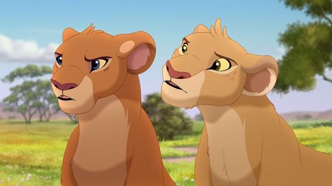 Clover / Maya 🏳️‍🌈 on Instagram: “Adult Tiifu and Zuri 🐾 Credit: Disney #tiifu #zuri #thelionguard #thelionking #lioness #adult #edit #manip” Lion King Images, Anime Lion, Watch The Lion King, Lion King Drawings, Disney Character Art, Lion King Fan Art, Lion King 2, Il Re Leone, Lion And Lioness