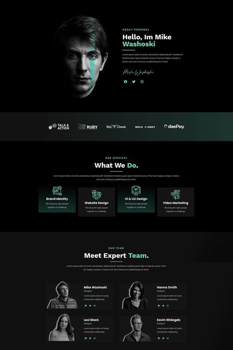 #Elegantthemes #wordpress Creative About Me Page Design, Our Projects Page Design, Web Design Creative Agency, Fancy Website Design, About Us Landing Page, Website Designer Portfolio, Web Layout Design Website Ideas, About Us Page Design Inspiration, Portfolio About Me Page