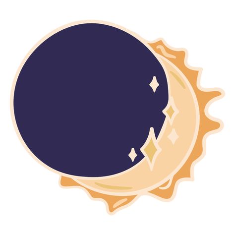 Sun and moon eclipse PNG Design Eclipse Drawing Simple, Solar Eclipse Drawing Easy, Solar Eclipse Doodle, Solar Eclipse Clipart, Cute Sun And Moon Drawing, Solar Eclipse Illustration, Cute Sun Drawing, Solar Eclipse Drawing, Sun And Moon Vector