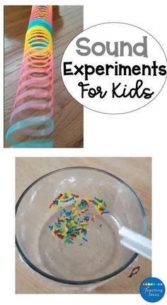 Science Sound Activities, Music Science Experiments, 5 Senses Experiments For Kids, Light And Sound Experiments For Kids, Sound Science Experiments For Kids, Sound Stem Activities For Kids, Sound Activities For Preschoolers, Sound Experiments For Kids, Sound Activity For Kids