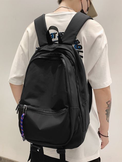 Small Backpack For Men, College Bags For Boys, Mochila Edc, Bagpack Men, Cool Backpacks For Men, Mens Backpack Fashion, Mens Aesthetic, Beach Backpack, Night Rider