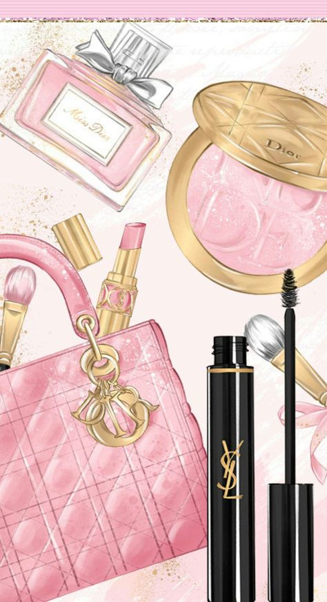 Wallpaper Makeup, Makeup Wallpaper, Chanel Wallpapers, Makeup Wallpapers, Chanel Art, Fashion Background, Fashion Wallpaper, Fashion Wall Art, Fashion Art Illustration