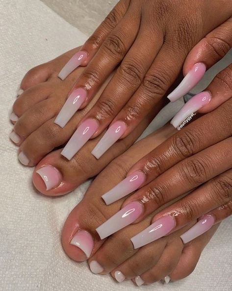 Long Tapered Square Nail Designs, Ombre Acrylic, Diva Quotes, Curved Nails, Acrylic Toes, Acrylic Toe Nails, Drip Nails, Ombre Acrylic Nails, White Acrylic Nails