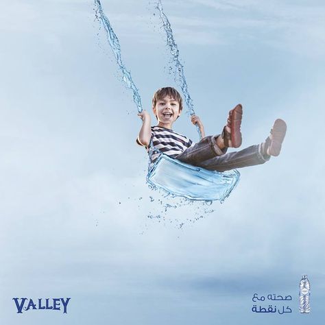 Water Advertising Creative, Water Social Media Design, Water Ads Creative, Banking Social Media, Water Advertising, Water Ads, Banking Advertising, Banks Advertising, Clever Advertising