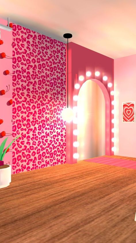 Bright Color Room Decor, House Zepeto, Selfie Room Ideas, Zepeto Template, Boutique Rosa, Zepeto Wallpaper, Studio Rosa, Interior Design House, Beauty Room Decor