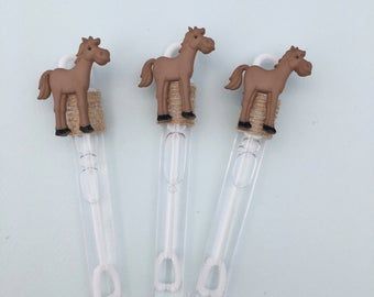 Barnyard Party Favors, Equestrian Party, Bubble Favors, Horse Party Favors, Bubble Mixture, Barnyard Theme, Rodeo Party, Farm Animal Party, Horse Birthday Parties