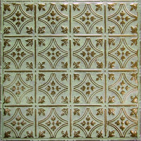 Pattern #3 Pressed Tin Backsplash, Tin Ceiling Backsplash, American Tin Ceiling, Backsplash Patterns, Patterned Tile Backsplash, Tin Ceilings, Tile Steps, Victorian Pattern, Tin Tiles