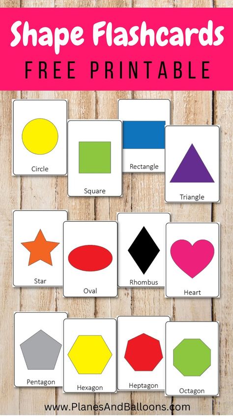 Colored Shapes Printables, Match Shapes Free Printable, 3 D Shapes Kindergarten Free Printable, Colors Numbers And Shapes Preschool, Colors And Shapes Activities Toddlers, Teach Shapes To Preschoolers, Shape Board Preschool, Shapes Cards Printable, Printable Shapes For Wall