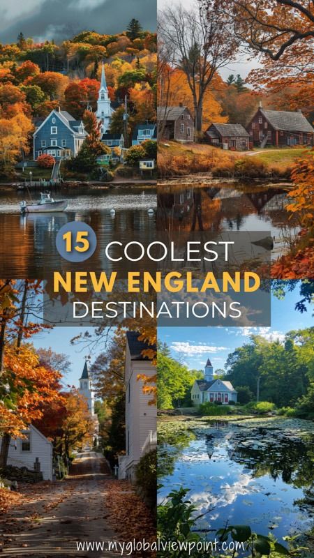 The 15 Best Places to Visit in New England (By a Local) Visiting New England, Fall New England Trip, Fall In The Northeast, New England Historical Sites, Things To Do In New England In The Fall, Best Places To Visit In New England, New England Things To Do, Travel New England, October Travel Destinations Us