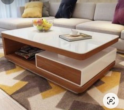 Tripai For Living Room, Center Tipoi Design, Best Center Table Design, Living Room Center Table Design, Sitting Room Cabinet Ideas, Tipoi Table Design For Living Room, Center Table Ideas Living Room, Living Room Table With Storage, Fanichar Design Room