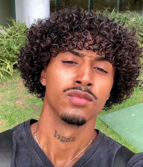 Afro Perm Men, Mixed Race Mens Hairstyles, Mixed Guys Hairstyles, 3c Hairstyles Men, Coils Men, 3c Curly Hair Men, Curly Afro Men, Curly Hair Black Men, Curly Hair Boy