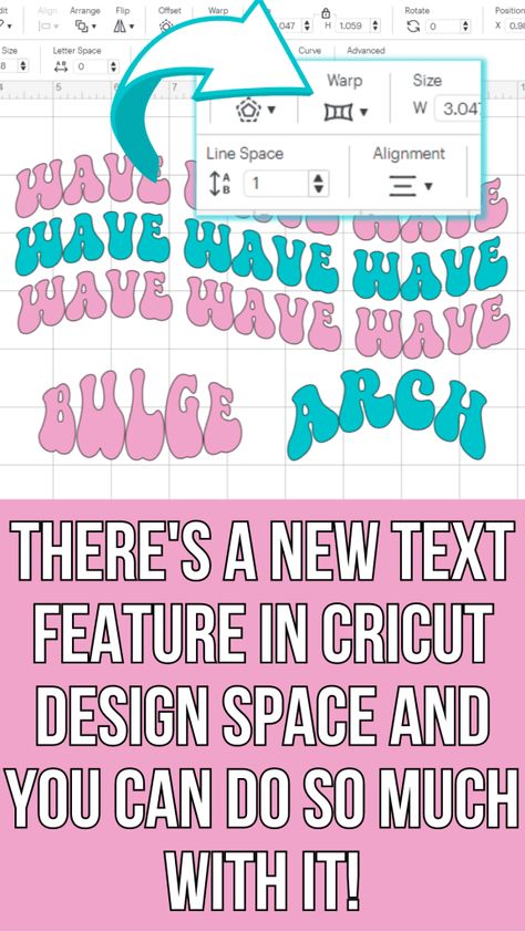 How To Make Wavy Letters On Cricut, How To Make Wavy Text On Cricut, Wavy Font Cricut, Cricut Explore Tutorials, Cricut Videos, Cricut Tools, Cricut Projects Easy, Cricut Explore Air Projects, Cricut Hacks