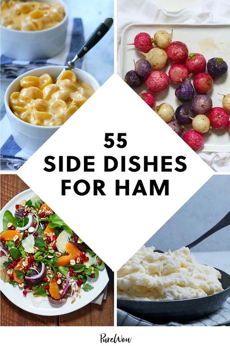 55 Side Dishes for Ham to Serve on Christmas, Easter and Every Day in Between Ham Side Dishes, Ham Dinner Side Dishes, Ham Dinner Sides, Christmas Ham Dinner, Easter Side Dishes Vegetables, Cheap Side Dishes, Easter Dinner Sides, Hamburger Side Dishes, Christmas Dinner Side Dishes