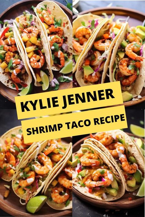 Kylie Jenner’s Shrimp Taco Recipe – Hungarian Chef Kylie Shrimp Tacos, Kylie Jenner Tacos, Shrimp Tacos Kylie Jenner, Kylie Jenner Shrimp Tacos Recipe, Killer Shrimp Recipe, Costco Shrimp, Shrimp Taco Recipe, Frozen Shrimp Recipes, Frozen Cooked Shrimp