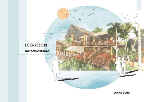 Architectural Thesis || Eco-Resort , Wayanad || Eco Resort Architecture, Architectural Thesis, Block Plan, Resort Plan, Eco Resort, Resort Architecture, Hills Resort, Landscape Elements, Lighting Plan