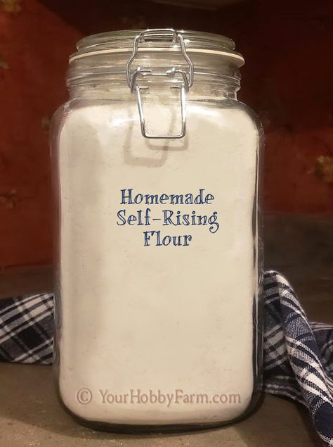 Homemade Self Rising Flour How To Make, How Do You Make Self Rising Flour, How To Make Self Rising Flour Recipes, Self Rising Flower Recipe, Making Self Rising Flour, Recipe For Self Rising Flour, Make Your Own Self Rising Flour, Diy Self Rising Flour How To Make, Self Rising Flour Dumpling Recipe