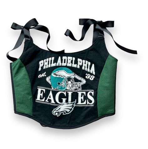 Philadelphia Eagles Bustier for Women Eagles Football Corset Top Cute Eagles Football Shirt for Women NFL Bustier Top by byChandp on Etsy Eagles Outfit Philadelphia Women, Eagles Merch, Eagles Game Day Outfit, Eagles Football Team, Eagles Gear, Eagles Game, Philly Eagles, Philadelphia Eagles Football, Eagles Football