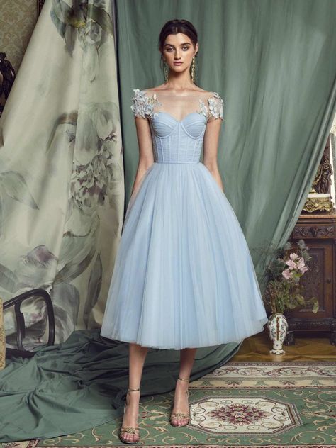 Fashion Overalls, Short Evening Dress, Delicate Gown, Cocktail Dress Short, Evening Fashion, Dama Dresses, Full Tulle Skirt, A Line Cocktail Dress, A Line Evening Dress