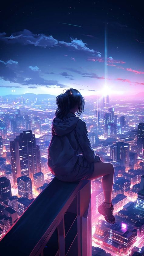 City Iphone Wallpaper, Madara Wallpaper, Anime City, Dreamy Artwork, 다크 판타지, Anime Backgrounds Wallpapers, Cool Anime Wallpapers, Anime Artwork Wallpaper, Cool Wallpapers Art