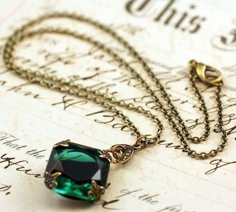 Welcome to July's blog post, where we'll be looking in depth at decorating with Emerald Green : more specifically, what are the best ways t... Green Gem, Slytherin Aesthetic, Emerald Gem, Victorian Vintage, Jewel Necklace, Ruby Pendant, Ruby Necklace, Mothers Necklace, Green Gems