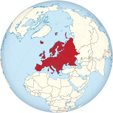 File:Europe on the globe (red).svg Russia Map, Continents And Countries, Kingdom Of Denmark, All European Countries, Globe Icon, It Is, Location Map, To Be, European Countries