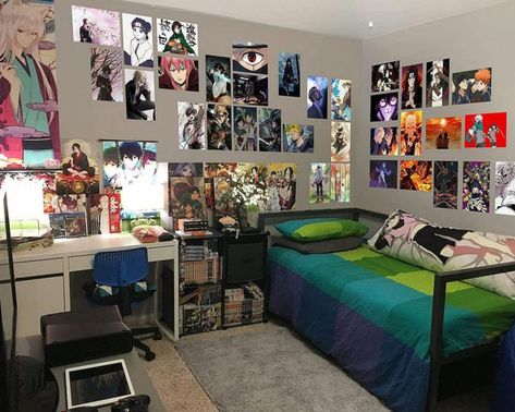 Japanese Teen Bedroom, Japanese Bedrooms, Traditional Japanese Bedroom, Modern Japanese Bedroom, Japanese Bedroom Ideas, Young Adult Bedroom, Japanese Bedroom Design, Anime Room Decor, Anime Bedroom Ideas