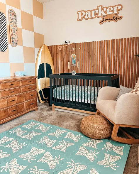 #nursery#surfnursery#babynursery#modernplayroom#playroomdesign#playcorner#activitymat#infantactivities#kidsbranding#playmat#tummytime#floordecor#outsideplay#outsideplaymat#baby#surfer#beachbum#babyshop#thelittlesurferdude #littlesurferdude #surf #beachbaby #surferbaby #boymom #local #toddlersofinstagram #grom #babygrom#littlegrom#littlesurfergirl#toddlerswhosurf#babieswhosurf#shopsmall#smallshop#borntosurf#localliving#babysocks#babyshop #hawaii #surfshack#Grom#GromLife#OOTD#SupportLocal#boymom Surfer Nursery, Surfer Room, Surf Nursery, Foam Play Mat, Interlocking Floor Tiles, Surf Room, Beach Nursery, Kids Bedroom Inspiration, Nursery Room Design