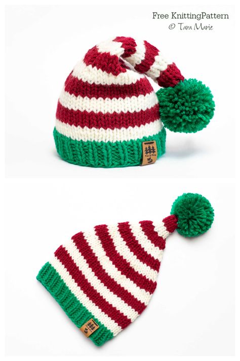 Knit pom pom hat