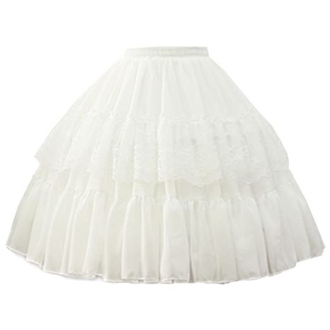 PRICES MAY VARY. Package Included: 1* Women Lolita Petticoat; The Length of the petticoat is about 21.6inch/55cm; the waist is: 22-37inch/56-95CM Features: This short puffy skirt is high waisted, wide elastic waistband, knee length.2 hoop metal fish bone provide good support and also have certain softness to display your dress ruffles naturally. Petticoat make your Lolita dress, vintage Wedding Dress more puffy; you can adjust the size by yourself easily. This crinoline underskirt is the perfect Chiffon Ball Gown, Ball Gown Short, Hoop Petticoat, Poofy Skirt, Gothic Cosplay, Dress Ruffles, Puffy Skirt, Puffy Dresses, Hoop Skirt